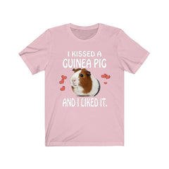 I Kissed A Guinea Pig Funny Shirt - guinea pig print design