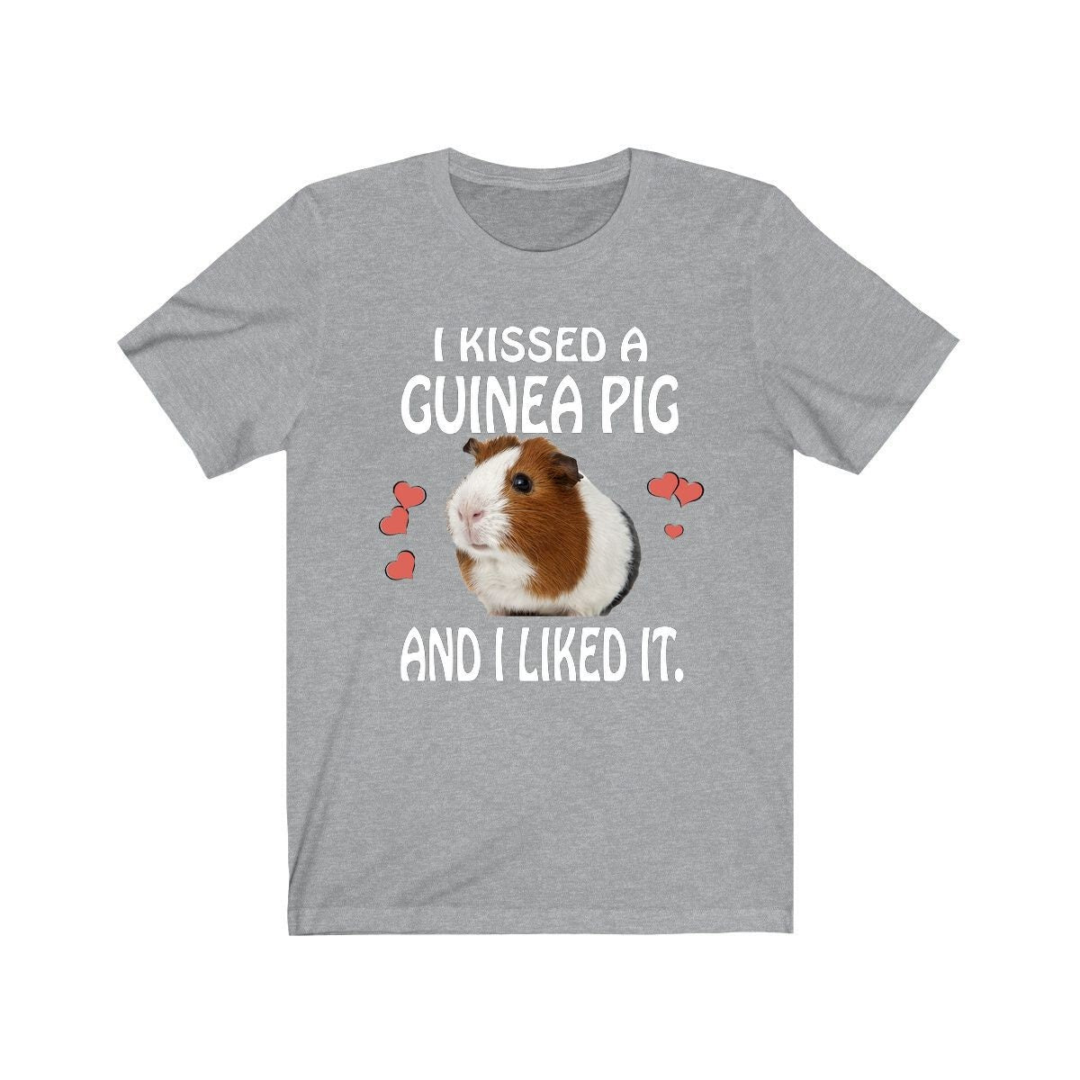 I Kissed A Guinea Pig Funny Shirt, Guinea Pig Owner Shirt, Guinea Pig Lover Gift, Guinea Pig Tee, Guinea Pig Gift, Animal T-Shirt Image 3