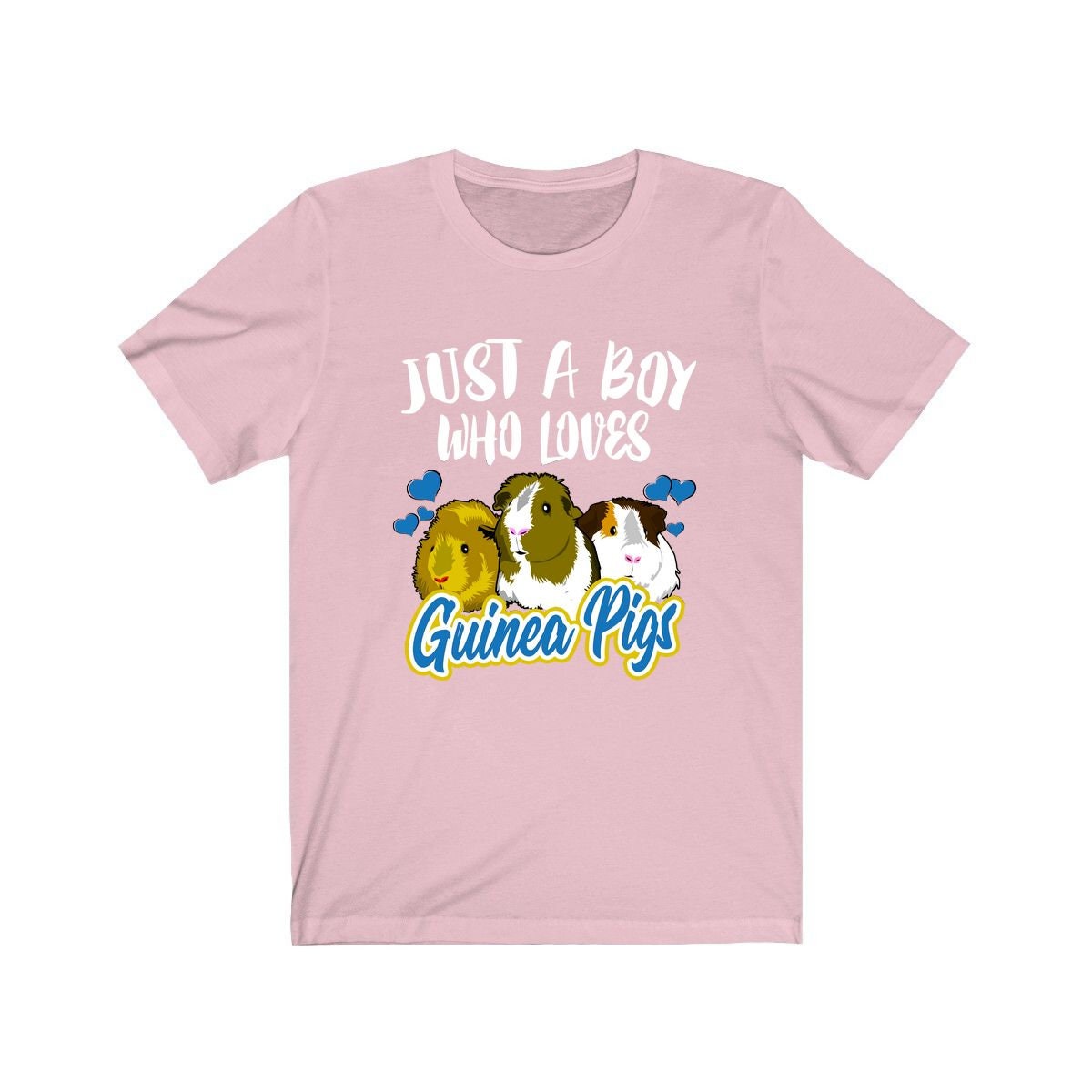 Just A Boy Who Loves Guinea Pigs Shirt, Guinea Pig Owner Shirt, Guinea Pig Lover Gift, Guinea Pig Tee, Guinea Pig Gift, Animal T-Shirt Image 4