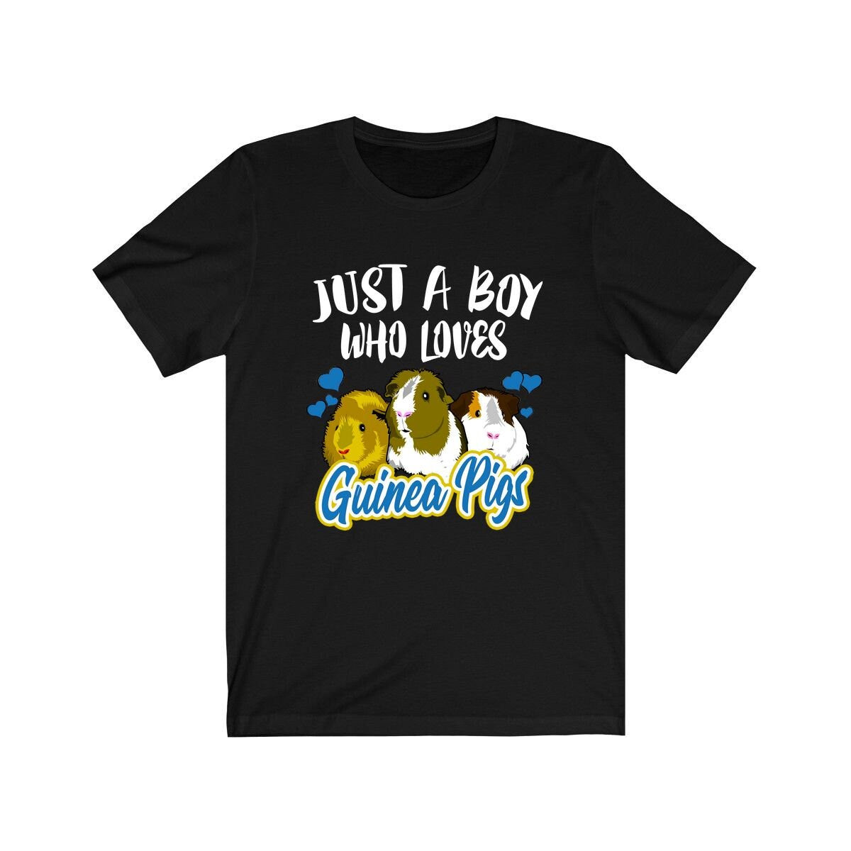 Just A Boy Who Loves Guinea Pigs Shirt, Guinea Pig Owner Shirt, Guinea Pig Lover Gift, Guinea Pig Tee, Guinea Pig Gift, Animal T-Shirt Image 1