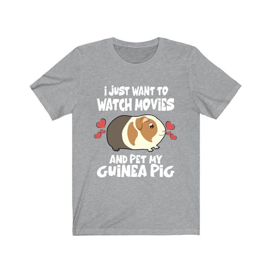 I just want to watch movies and pet my guinea pig cozy cavy tee