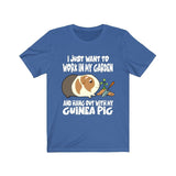 Work In My Garden Hang Out With My Guinea Pig Funny Shirt, Guinea Pig Owner Shirt, Guinea Pig Lover Gift, Guinea Pig Tee, Animal T-Shirt Image 3