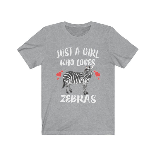 Just A Girl Who Loves Zebras Shirt - zebra print design