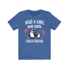 Just A Girl Who Loves African Penguins Shirt - African Penguin print design