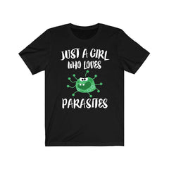 Just A Girl Who Loves Parasites Shirt - parasite print design
