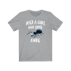 Just A Girl Who Loves Ants Shirt - ant print design