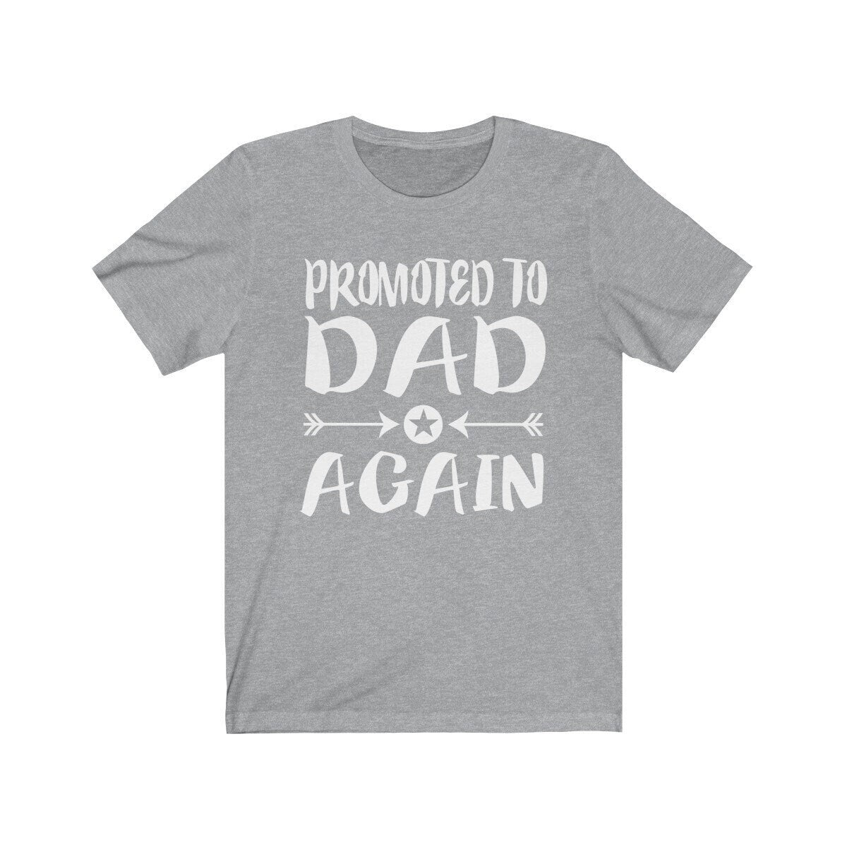 Promoted To Dad New Father Shirt, New Dad Shirt, New Dad Announcement Gift T-Shirt Image 2