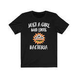Just A Girl Who Loves Bacteria Shirt, Bacteriology Lover Shirt, Bacteriologist Gift, Bacteria Shirt, Animal Adult Toddler Kids T-Shirt Image 1