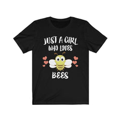 Just A Girl Who Loves Bees Shirt - bee print design