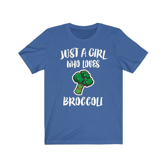 Just A Girl Who Loves Broccoli Shirt - broccoli print design