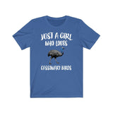Just A Girl Who Loves Cassowary Birds Shirt, Cassowary Lover Shirt, Cassowary Lover Gift, Birding Shirt, Animal Adult Toddler Kids T-Shirt Image 3