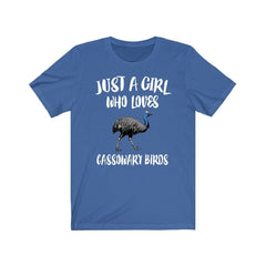 Cassowary T-Shirt for Girls - cassowary print design
