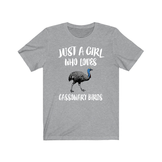 Cassowary T-Shirt for Girls - cassowary print design