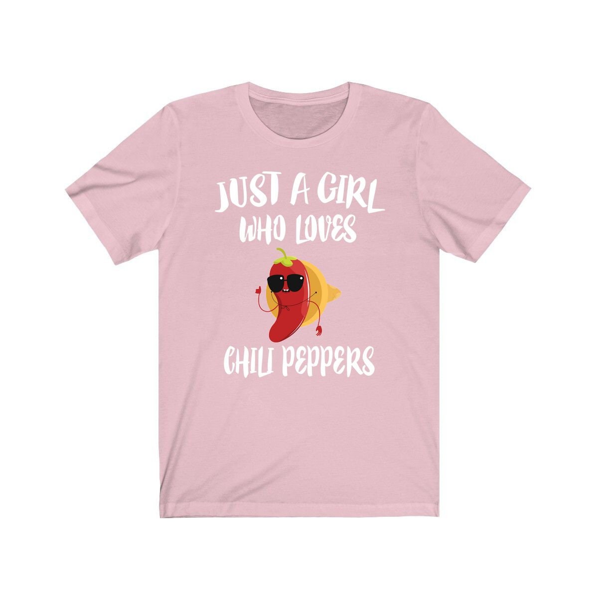 Just A Girl Who Loves Chili Peppers Shirt, Chili Peppers Lover Shirt, Chili Peppers Lover Gift Shirt, Chili Adult Toddler Kids T-Shirt Image 3