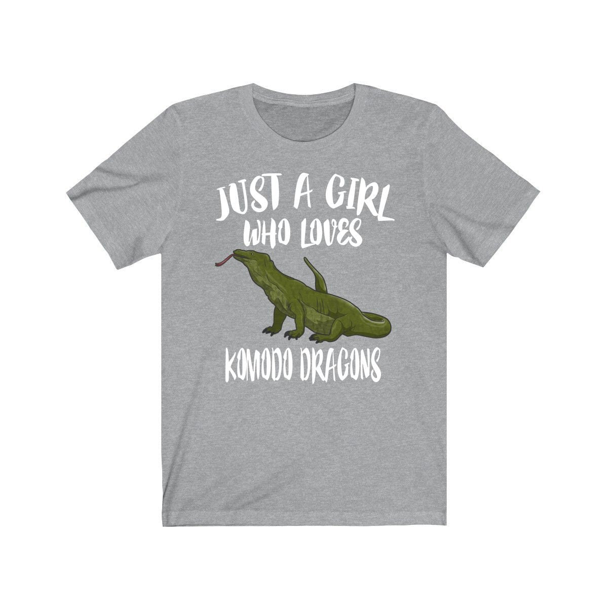 Just A Girl Who Loves Komodo Dragons Shirt, Komodo Dragon Lover Shirt, Komodo Dragon Lover Gift Shirt, Animal Adult Toddler Kids T-Shirt Image 1