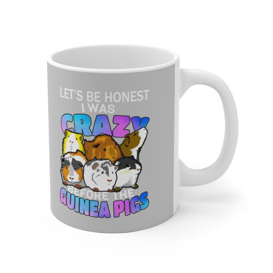 I Was Crazy Before The Guinea Pigs Coffee Mug - guinea pig print design