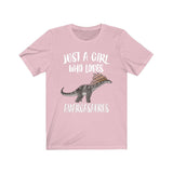 Just A Girl Who Loves Amargasaurus Dinosaur Shirt, Amargasaurus Shirt, Dinosaur Lover Animal Adult Toddler Infant Kids Gift T-Shirt Image 4