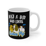 Just A Boy Who Loves Guinea Pigs Mug, Guinea Pig Owner Mug, Guinea Pig Lover Gift, Guinea Pig Mug, Animal Mugs Image 2
