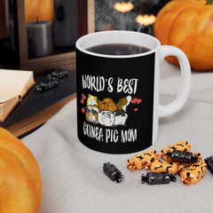 World's Best Guinea Pig Mom Coffee Mug - guinea pig print design