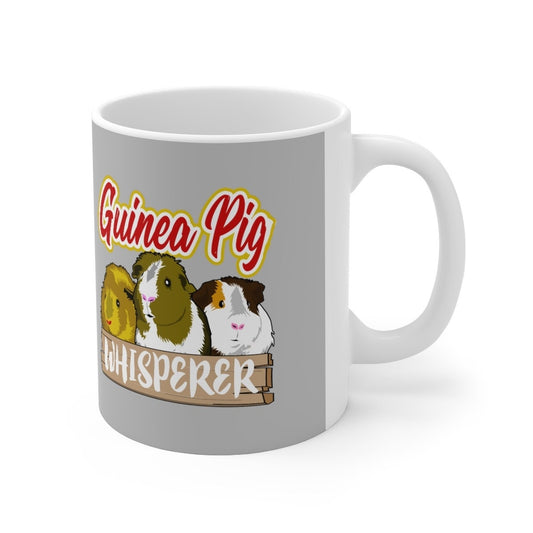 Guinea Pig Whisperer Coffee Mug - guinea pig print design