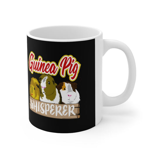 Guinea Pig Whisperer Coffee Mug - guinea pig print design
