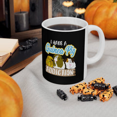 I Have A Guinea Pig Addiction Coffee Mug - guinea pig print design