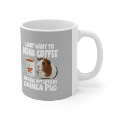 Drink Coffee And Hang Out With My Guinea Pig Coffee Mug - guinea pig print design