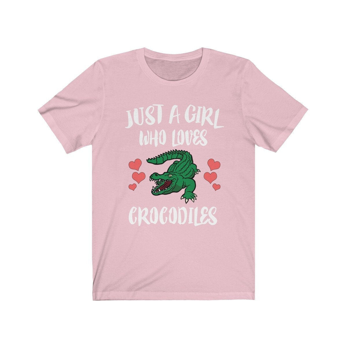 Just A Girl Who Loves Crocodiles Shirt, Crocodile Lover Shirt, Crocodile Lover Gift, Crocodile Shirt, Animal Adult Toddler Kids T-Shirt Image 3