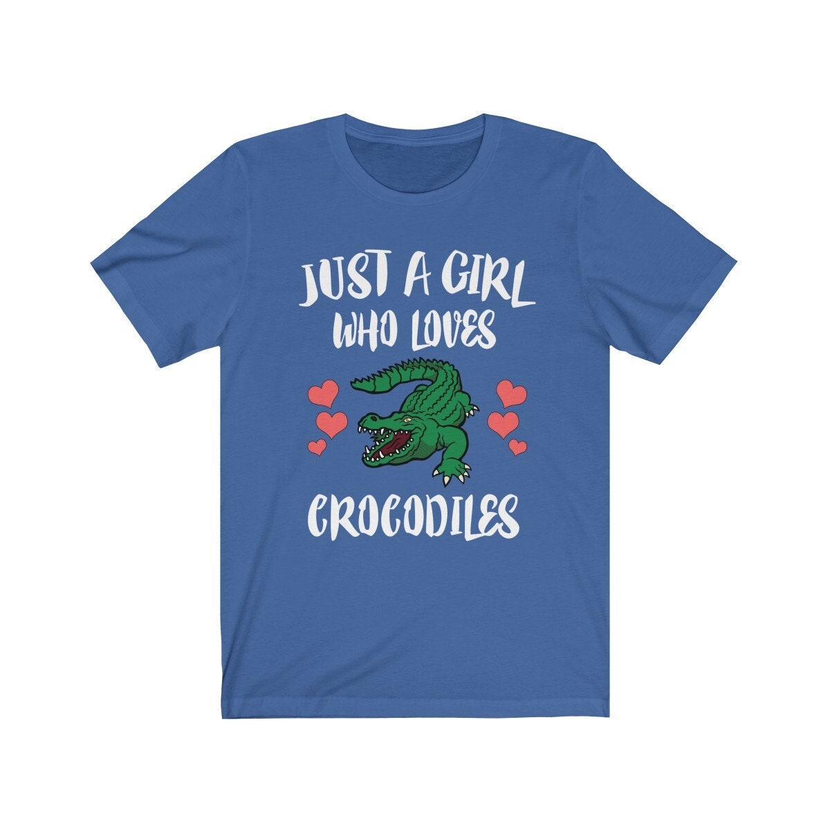 Just A Girl Who Loves Crocodiles Shirt, Crocodile Lover Shirt, Crocodile Lover Gift, Crocodile Shirt, Animal Adult Toddler Kids T-Shirt Image 4
