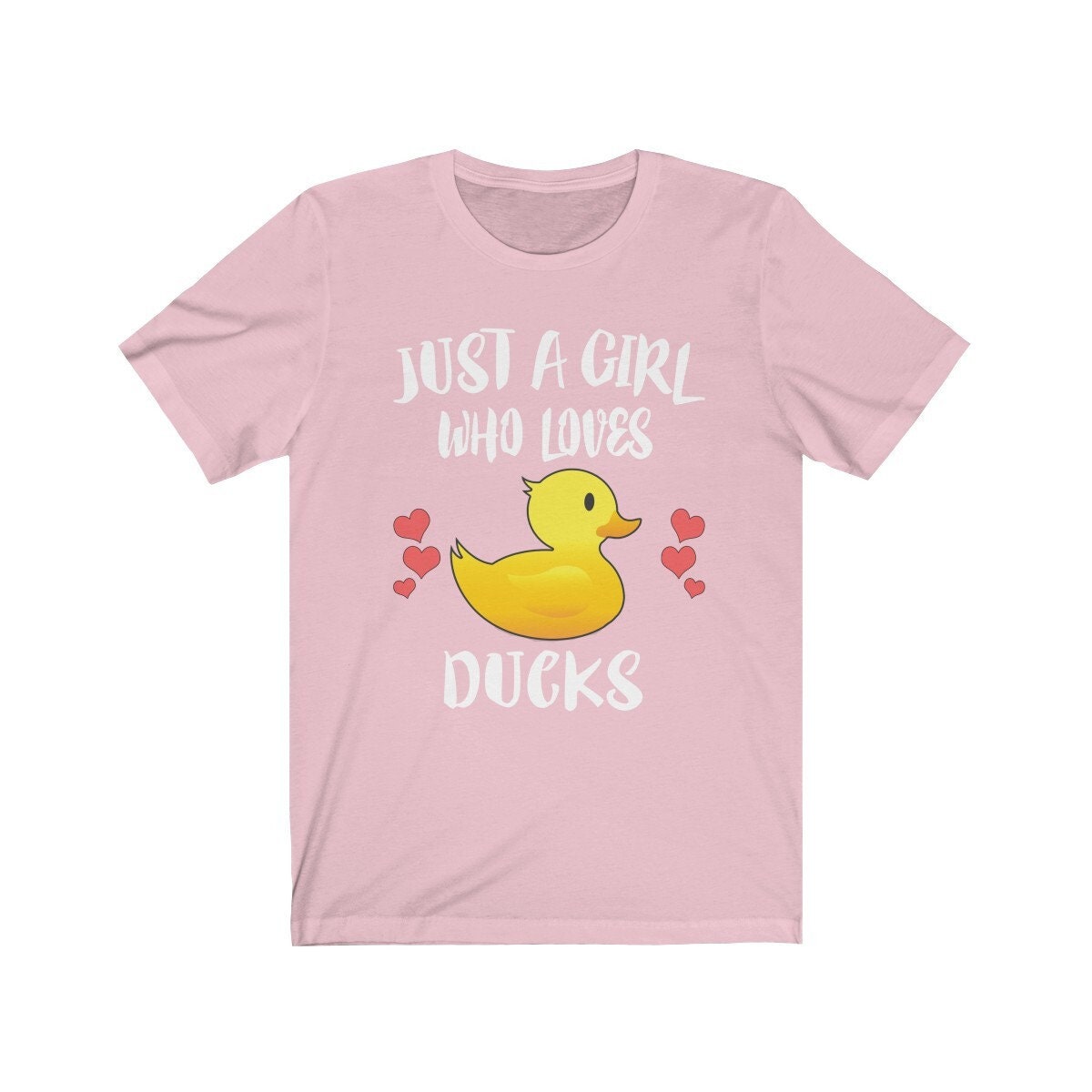 Just A Girl Who Loves Ducks Shirt, Duck Lover Shirt, Duck Lover Gift, Duck Shirt, Animal Adult Toddler Kids T-Shirt Image 4