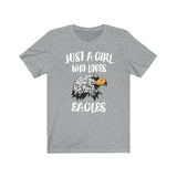 Just A Girl Who Loves Eagles Shirt, Eagle Lover Shirt, Eagle Lover Gift, Eagle Shirt, Animal Adult Toddler Kids T-Shirt Image 2