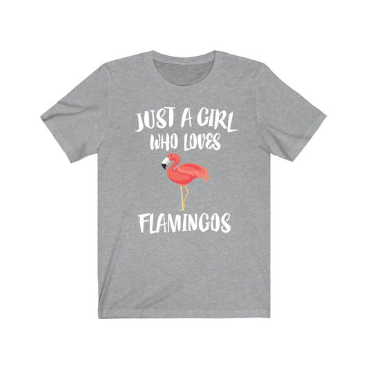 Just A Girl Who Loves Flamingos Shirt - flamingo print design