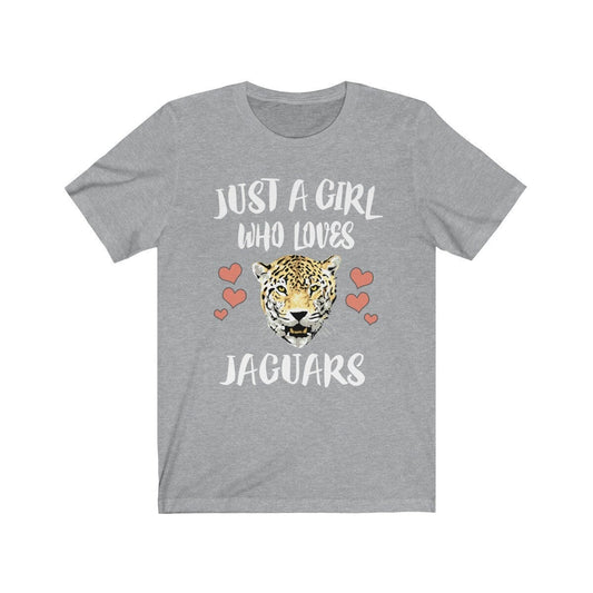 Just A Girl Who Loves Jaguars Shirt, Jaguar Lover Shirt, Jaguar Lover Gift, Jaguar Shirt, Jaguar Tee, Animal Adult Kids Image 2