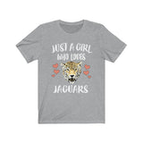 Just A Girl Who Loves Jaguars Shirt, Jaguar Lover Shirt, Jaguar Lover Gift, Jaguar Shirt, Jaguar Tee, Animal Adult Kids Image 2