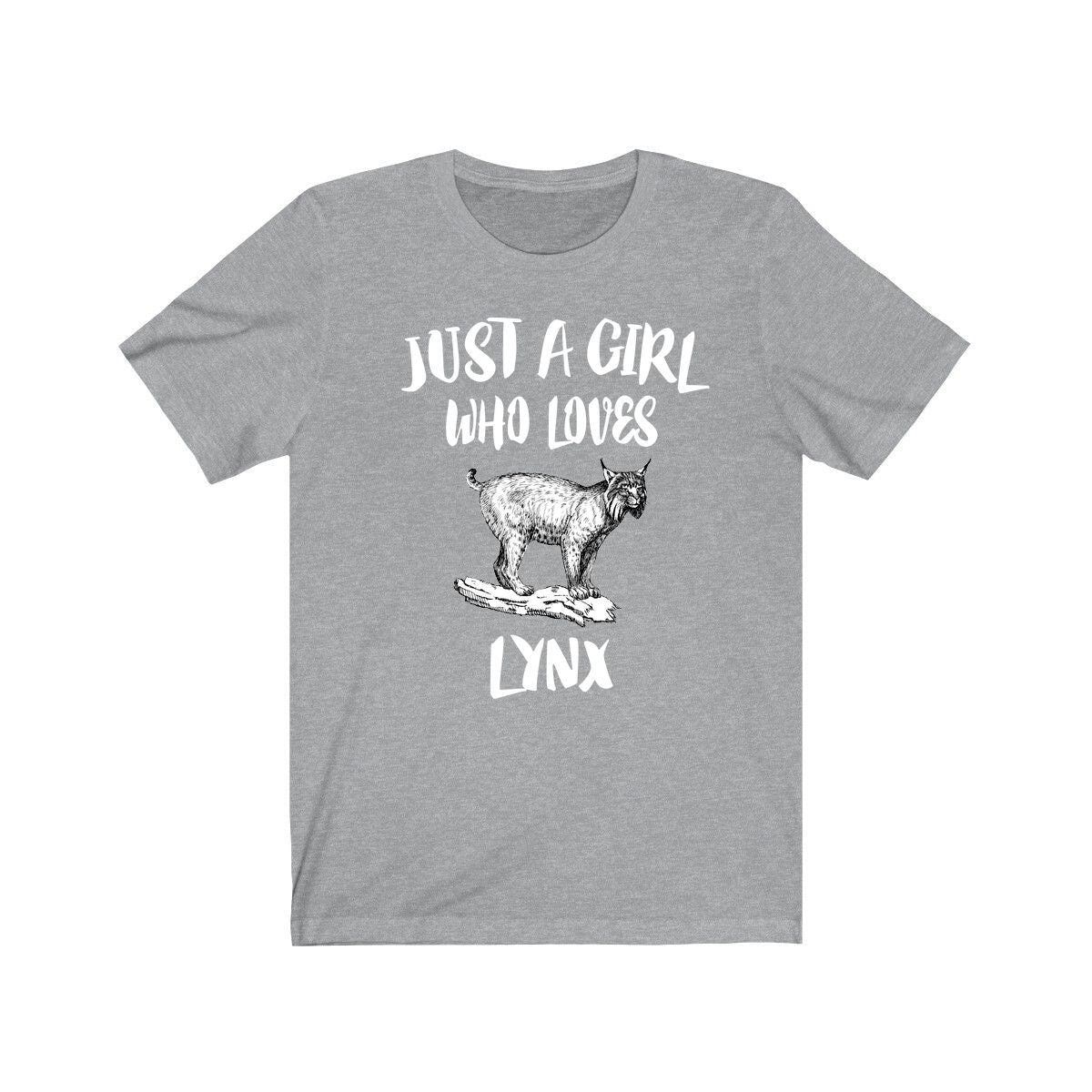 Just A Girl Who Loves Lynx Shirt, Lynx Lover Shirt, Lynx Lover Gift, Lynx Shirt, Lynx Tee, Animal Adult Kids Image 2