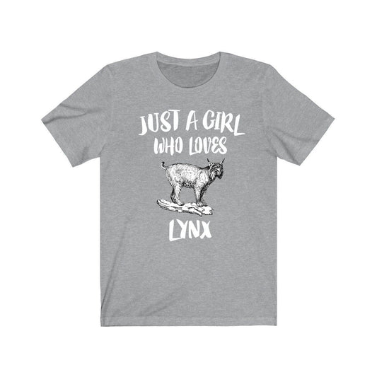 Just A Girl Who Loves Lynx Shirt - lynx print design