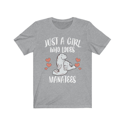 Just A Girl Who Loves Manatees Shirt - manatee print design