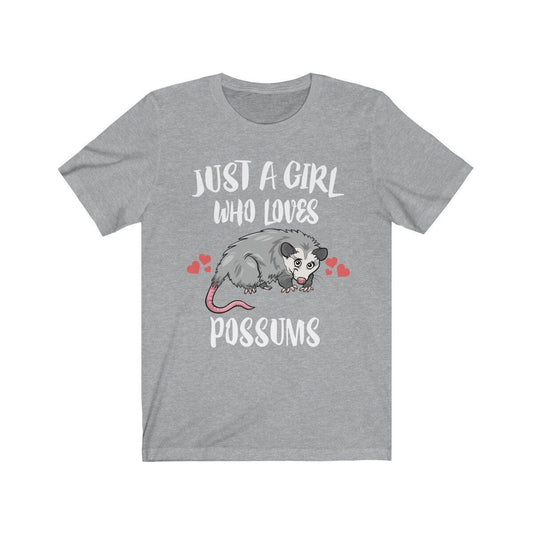 Just A Girl Who Loves Possums Shirt - possum print design