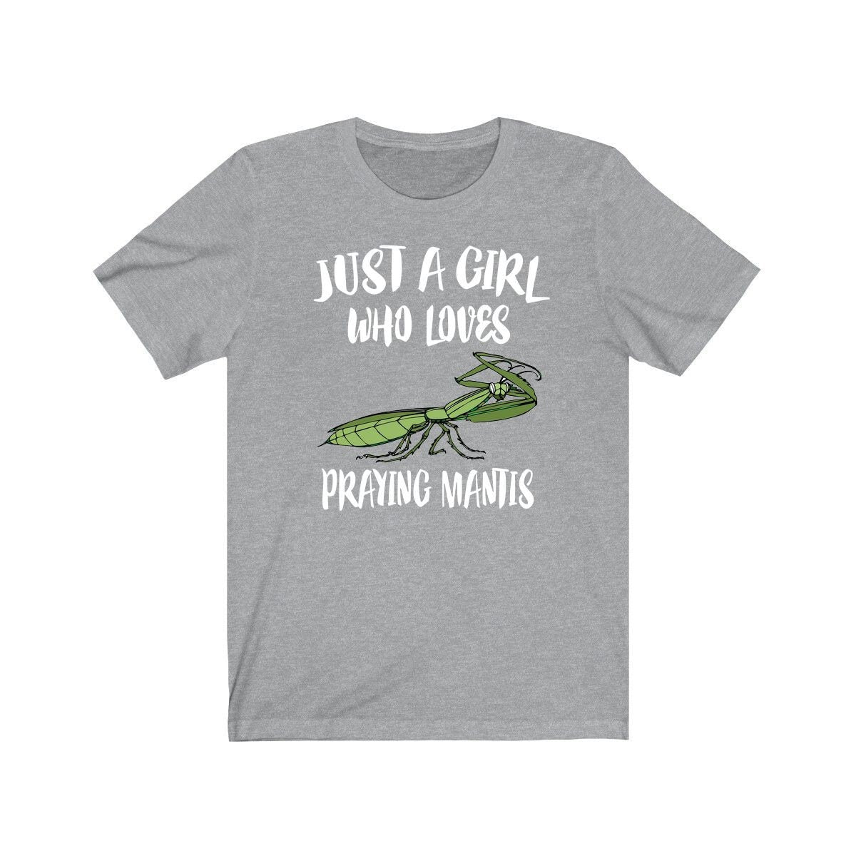 Just A Girl Who Loves Praying Mantis Shirt, Praying Mantis Lover Shirt, Praying Mantis Lover Gift, Praying Mantis Shirt, Animal Adult Kids Image 2