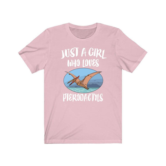 Just A Girl Who Loves Pterodactyls Dinosaur Shirt, Pterodactyl Lover Shirt, Pterodactyl Lover Gift, Pterodactyl Shirt, Animal Adult Kids Image 1