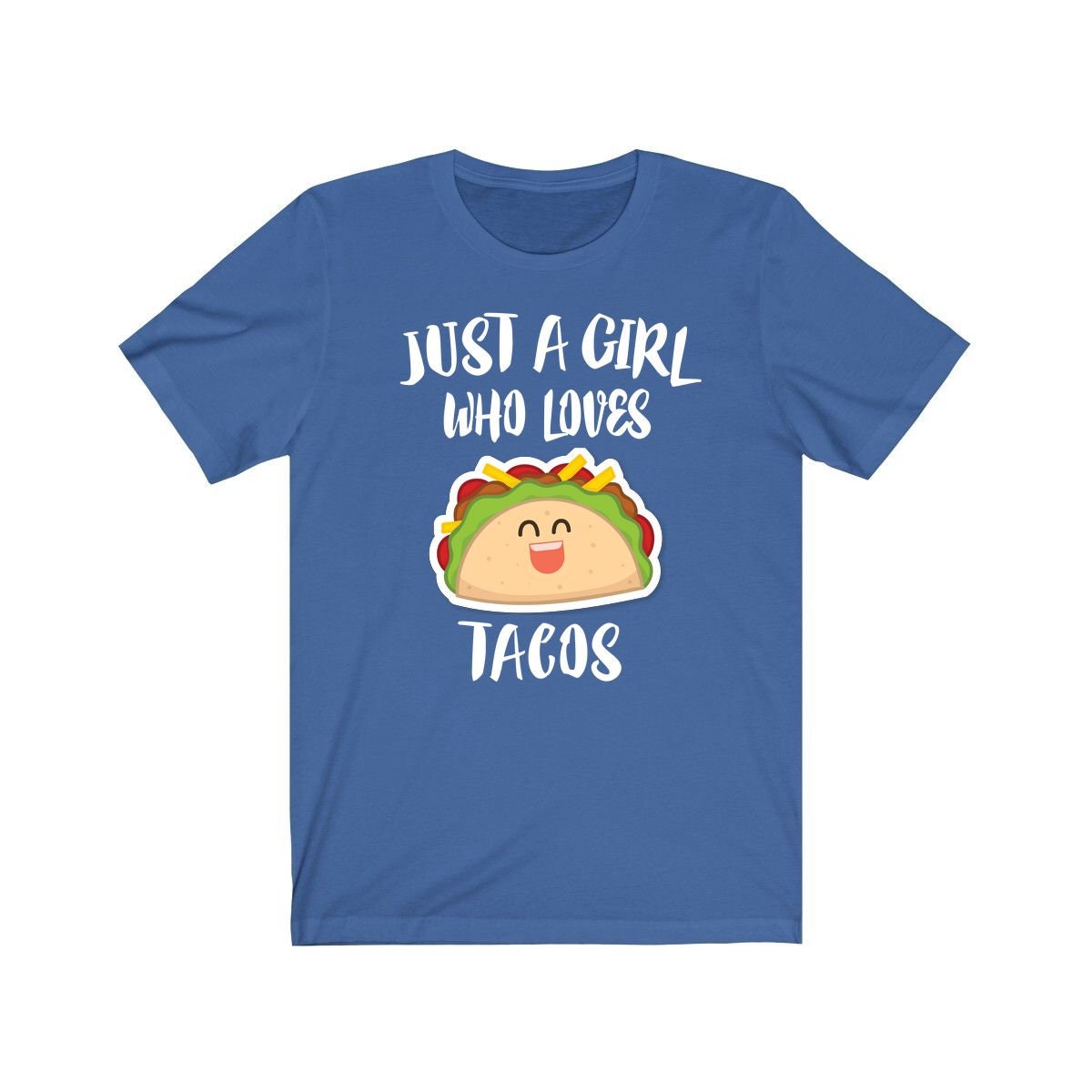 Just A Girl Who Loves Tacos Shirt, Taco Lover Shirt, Taco Lover Gift, Taco Lover Shirt, Taco Shirt, Animal Adult Kids Image 2
