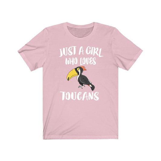 Just A Girl Who Loves Toucans Birds Shirt - toucan print design