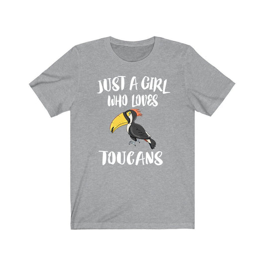 Just A Girl Who Loves Toucans Birds Shirt - toucan print design