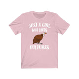 Just A Girl Who Loves Vultures Birds Shirt, Vulture Lover Shirt, Vulture Lover Gift, Vulture Gift, Birding Shirt, Animal Adult Kids Image 3