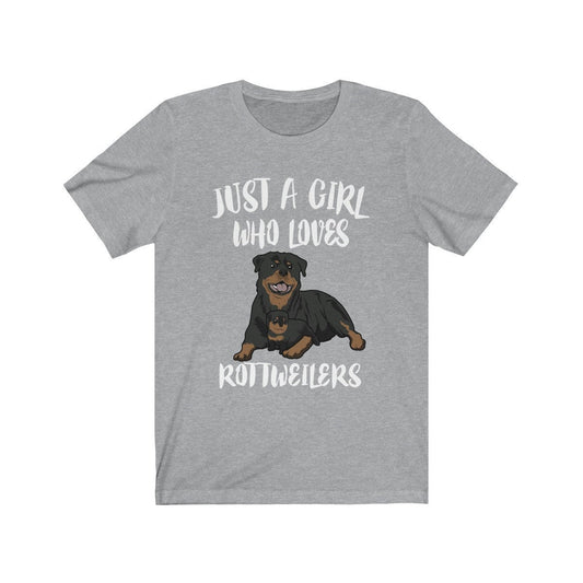 Rottweiler Girl T-Shirt - rottweiler print design