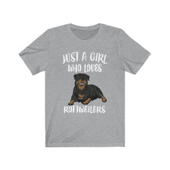 Rottweiler Girl T-Shirt - rottweiler print design