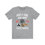 Just A Girl Who Loves Asian Animals Panda Tiger Elephants Adult Toddler Infant Kids Gift T-Shirt Image 1