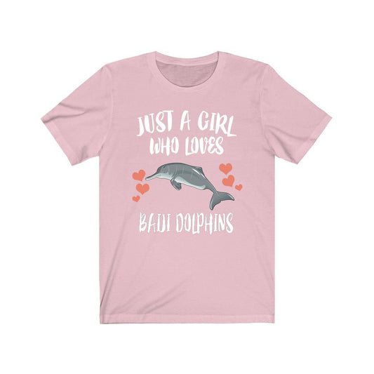 Just A Girl Who Loves Baiji Dolphins Shirt - baiji dolphin print design