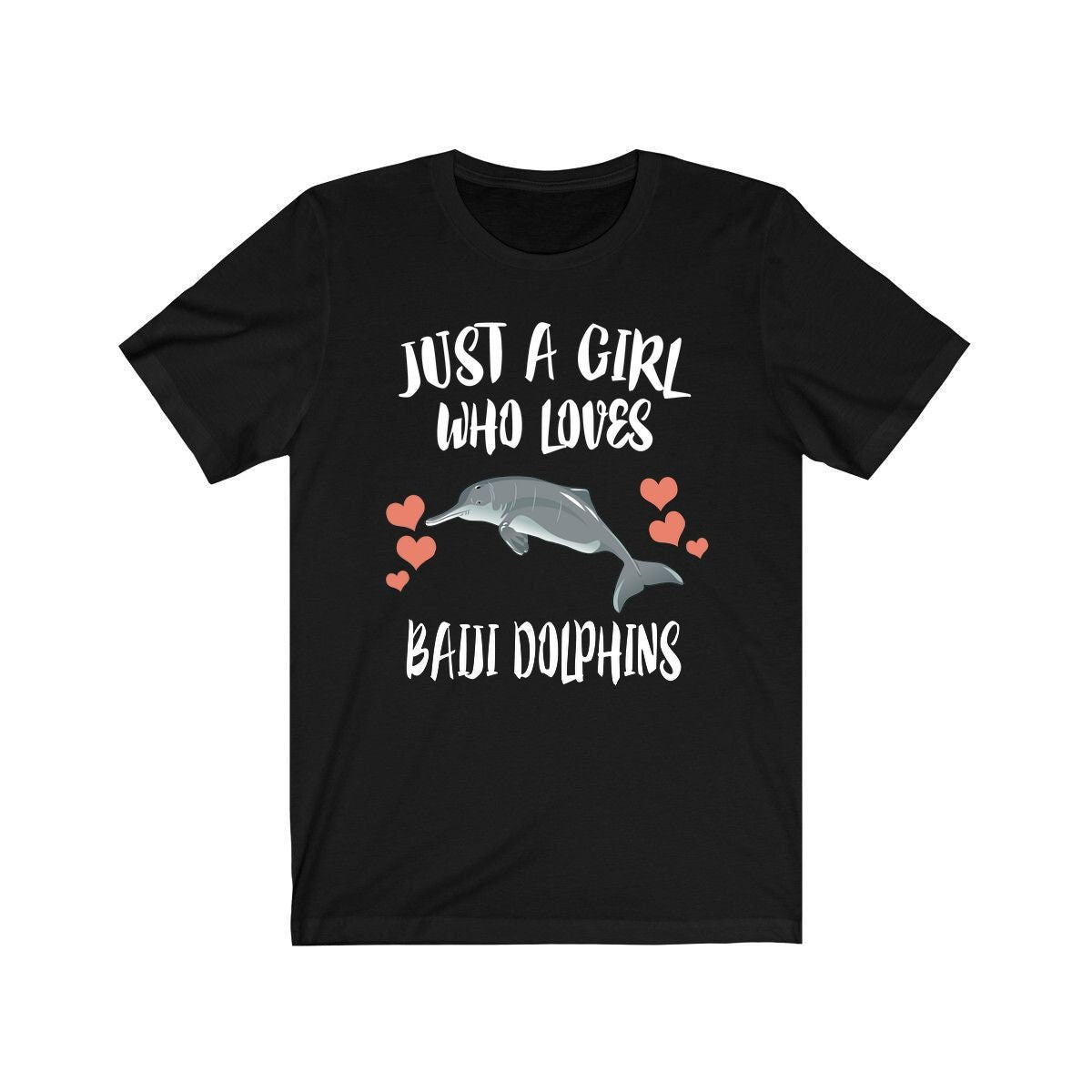Just A Girl Who Loves Baiji Dolphins Shirt, Dolphin Lover Shirt, Baiji Dolphin shirt, Animals Adult Toddler Infant Kids Gift T-Shirt Image 4