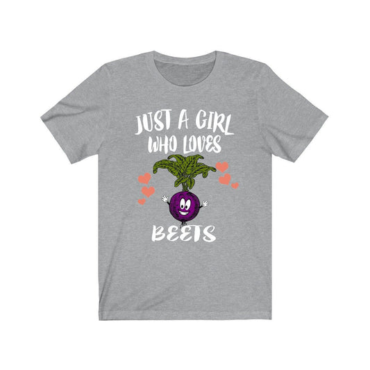Just A Girl Who Loves Beets Vegetable Shirt - beet print design